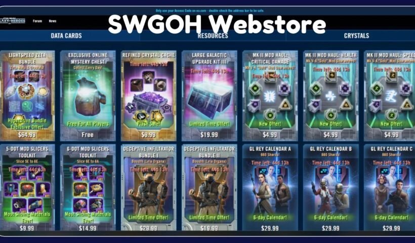 SWGOH Webstore